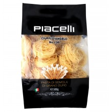 Visų grūdo dalių makaronai Piacelli  (smulkus lizdeliai) 500 g