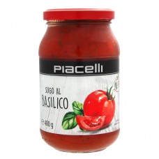 Pomidorų padažas su bazilikais PIACELLI , 400 g