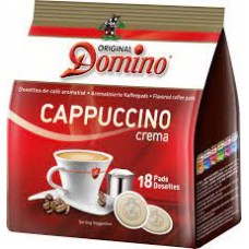Kavos pagalvėlės  Domino CAPPUCCINO crema  18 vnt.